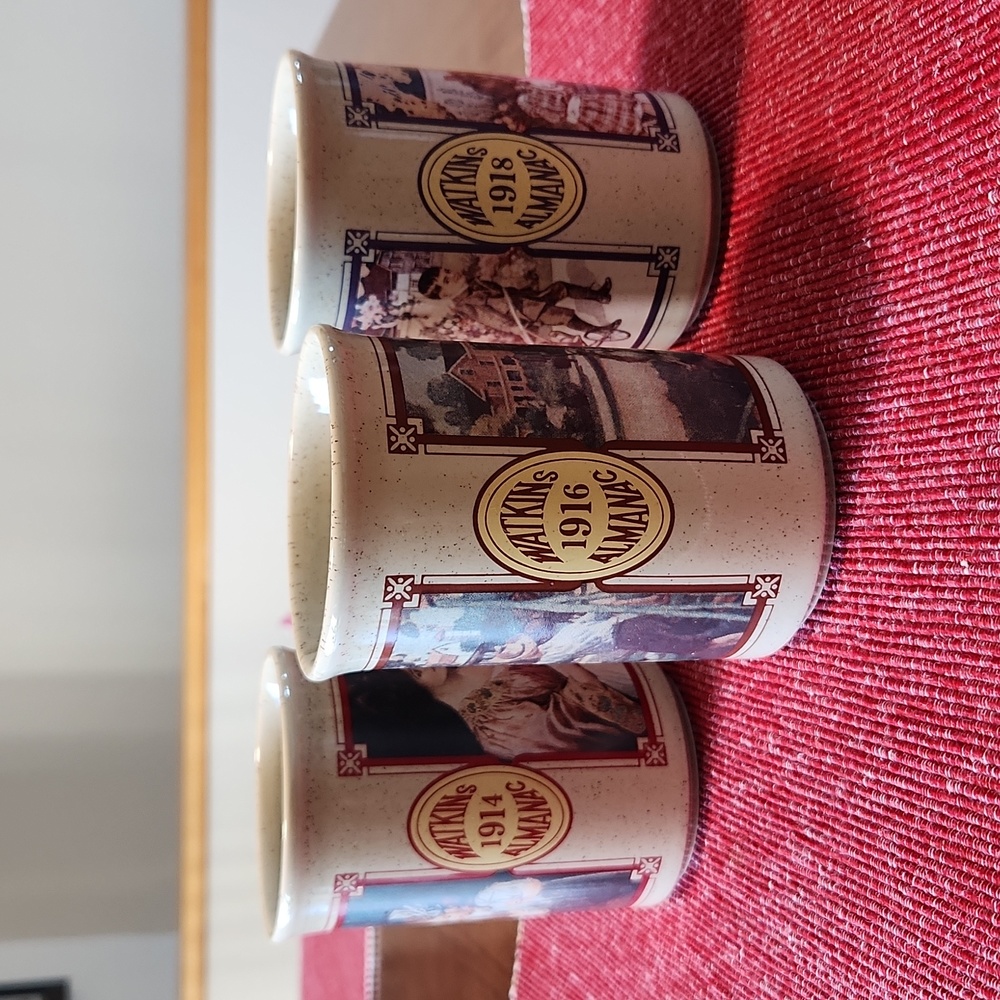 Watkins Collector mugs  set of 7